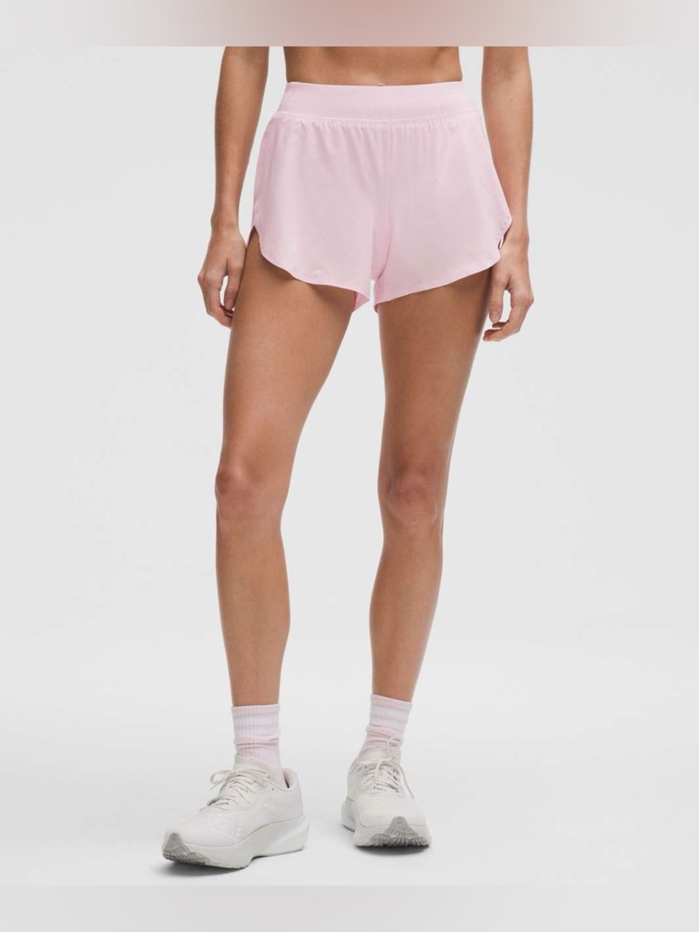 Lululemon Fast and Free High Rise Split Short 3" size S Blissful Pink BLLP